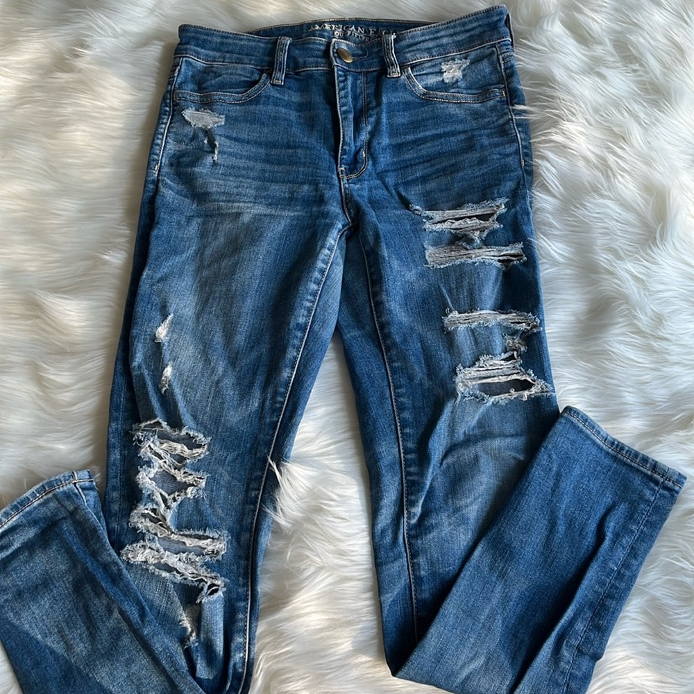 American Eagle Ripped Jeggings
